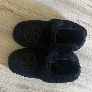 Tory Burch black slippers